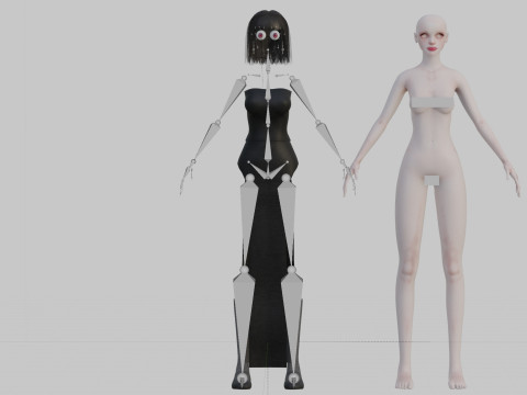 Standard Basic Woman V29420 3D-Modell
