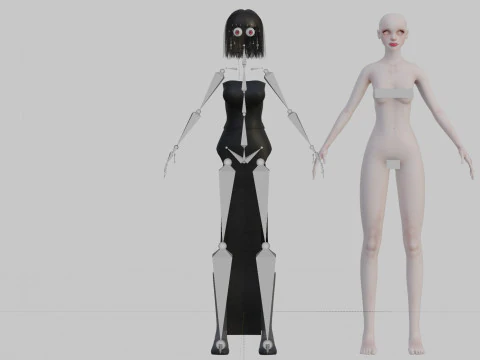 Standard Basic Woman V29420 3D Model