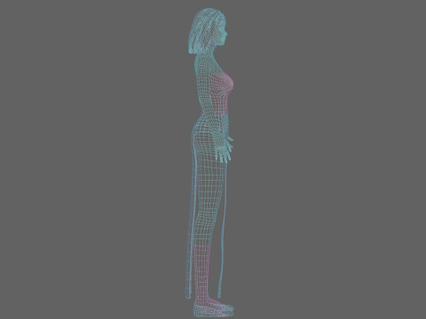 Standard Basic Woman V29420 3D-Modell