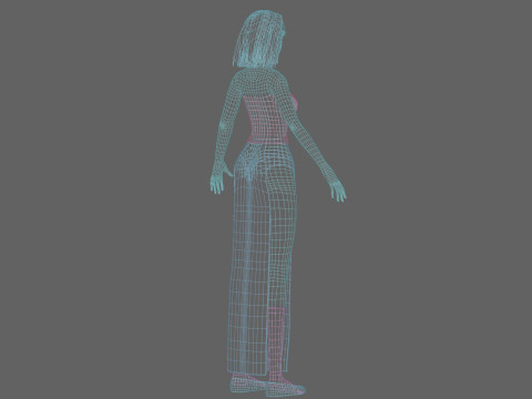 Standard Basic Woman V29420 3D-Modell