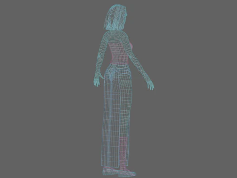 Standard Basic Woman V29420 3D Model