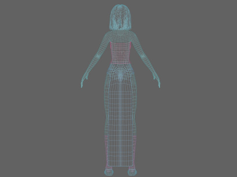 Standard Basic Woman V29420 3D-Modell