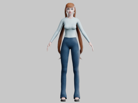 Standard Pretty woman V25783 3D Модель