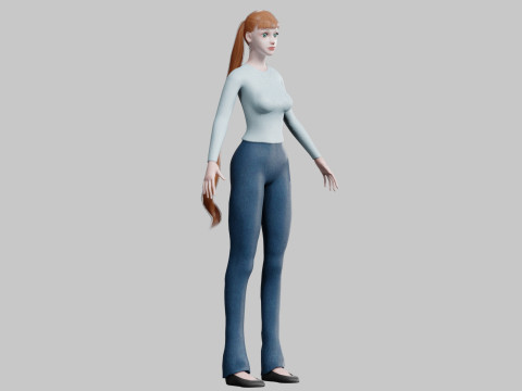 Standard Pretty woman V25783 3D Модель