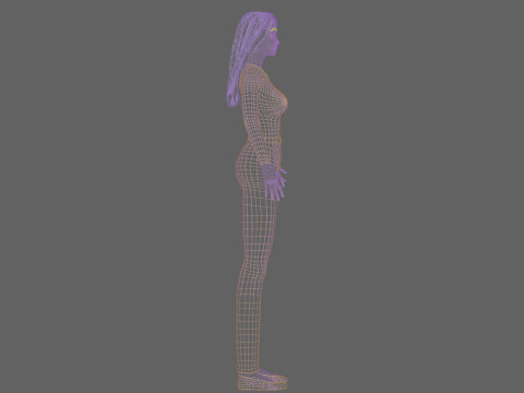 Stylized Pretty Woman V31569 3Dモデル