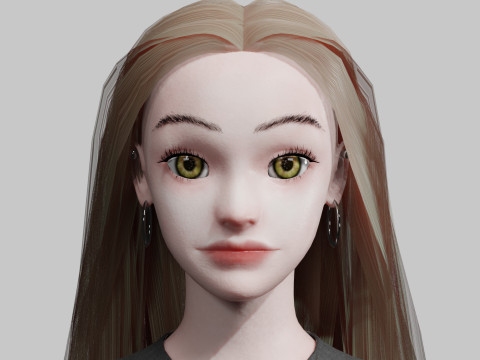 Sweet Basic Woman V29018 3D Модель