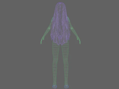 Sweet Basic Woman V29018 3D Model