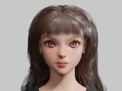 Basic classic woman V33879 3D Model