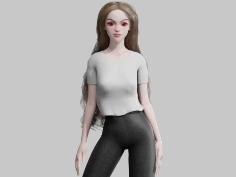 बेसिक कूल वुमन V35894 3D मॉडल