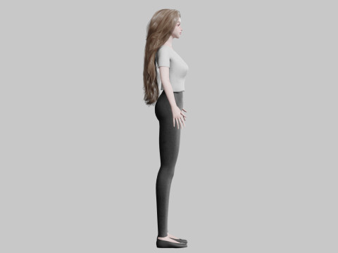 Basic cool woman V35894 3Dモデル