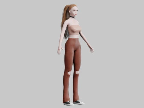 Basic Standard woman V29018 3D Model