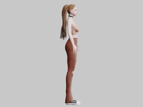 Basic Standard woman V29018 3D Model