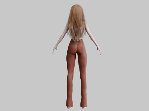 Basic Standard woman V29018 3D मॉडल