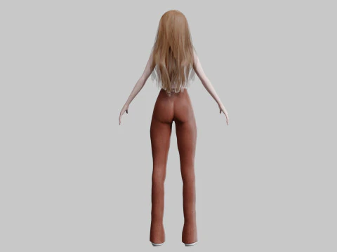 Basic Standard woman V29018 3D Model