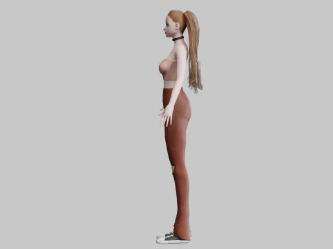 Basic Standard woman V29018 3D Model