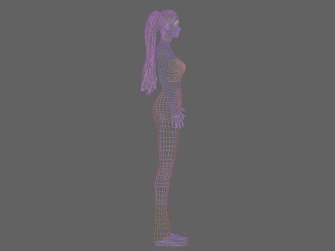 Basic Standard woman V29018 3D मॉडल