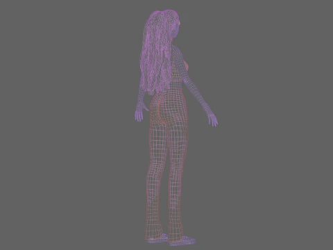 Basic Standard woman V29018 3D Model