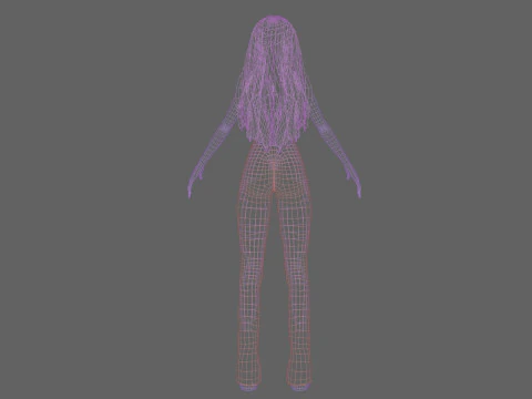 Basic Standard woman V29018 3D Model