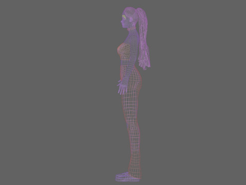 Basic Standard woman V29018 3D मॉडल