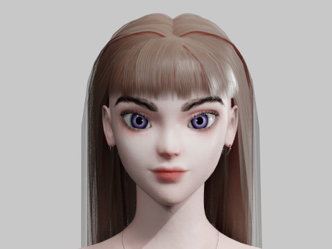Beautiful Basic Woman V27917 3D 모델