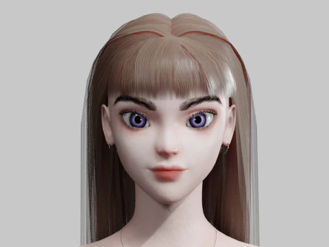 Beautiful Basic Woman V27917 3D Model