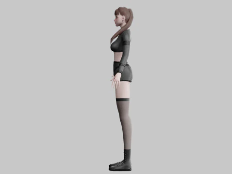Mooie mooie vrouw V29452 3D Model