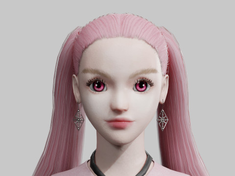 Classic Basic Woman V26805 3D Model