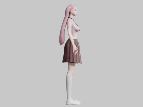 Classic Basic Woman V26805 3D Model