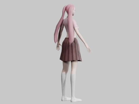 Classic Basic Woman V26805 3D Model