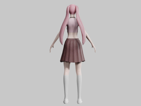 Classic Basic Woman V26805 3D Model