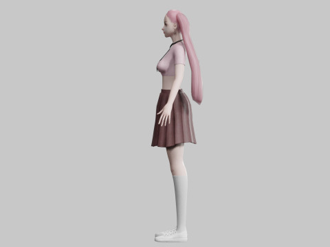 Classic Basic Woman V26805 3D Model