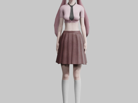 Classic Basic Woman V26805 3D Model