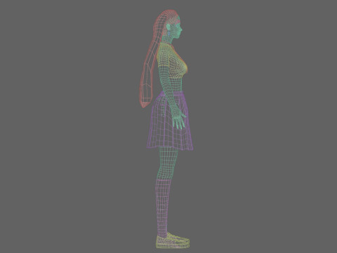 Classic Basic Woman V26805 3D Model