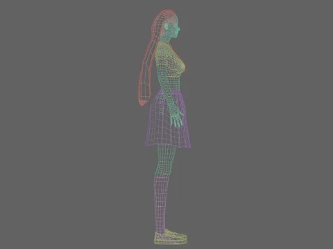 Classic Basic Woman V26805 3D Model