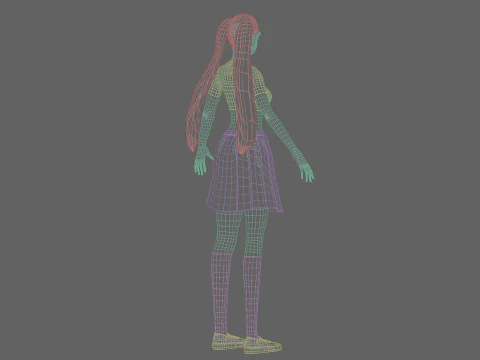 Classic Basic Woman V26805 3D Model