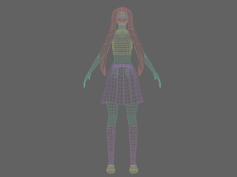Classic Basic Woman V26805 3D Model