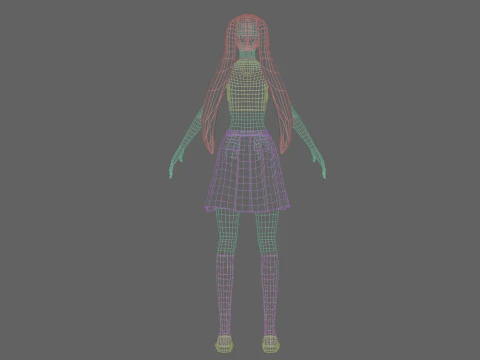 Classic Basic Woman V26805 3D Model