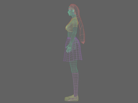 Classic Basic Woman V26805 3D Model