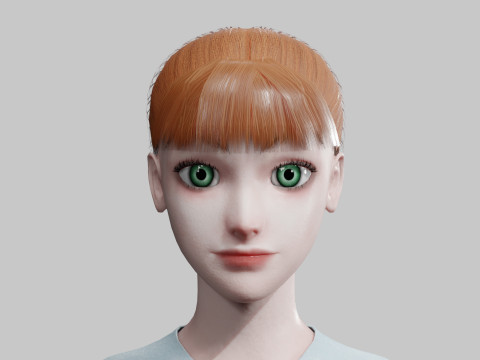 Cool Basic Woman V21406 3D Model