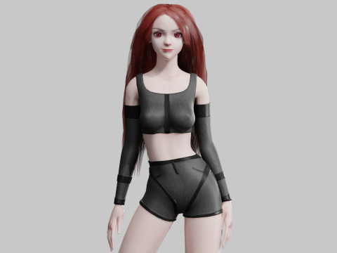 Cool Pretty Woman V36606 3D मॉडल