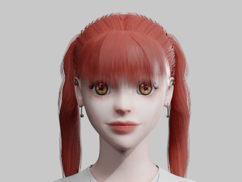Cute classic Woman V28260 3D Модель