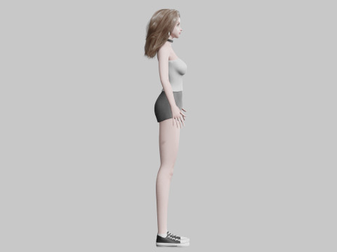 Pretty Beautiful woman V35097 Modelo 3D