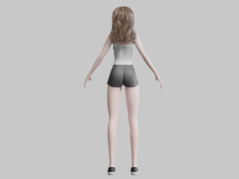 Pretty Beautiful woman V35097 Modelo 3D