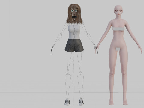Pretty Beautiful woman V35097 Modelo 3D