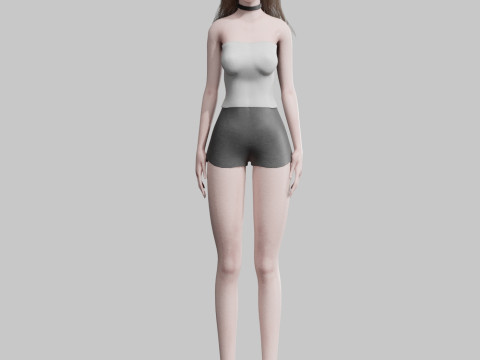 Pretty Beautiful woman V35097 Modelo 3D