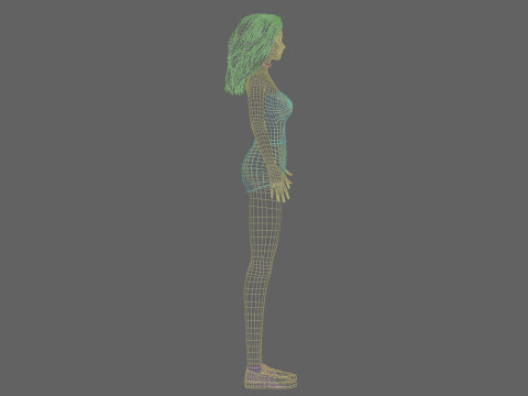 Pretty Beautiful woman V35097 Modelo 3D