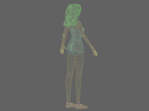 Pretty Beautiful woman V35097 Modelo 3D
