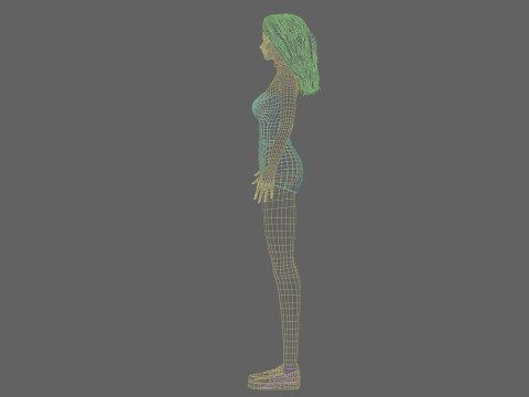 Pretty Beautiful woman V35097 Modelo 3D