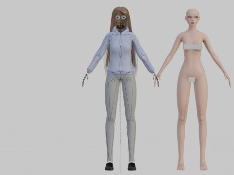 Pretty cute Woman V32321 Modelo 3D