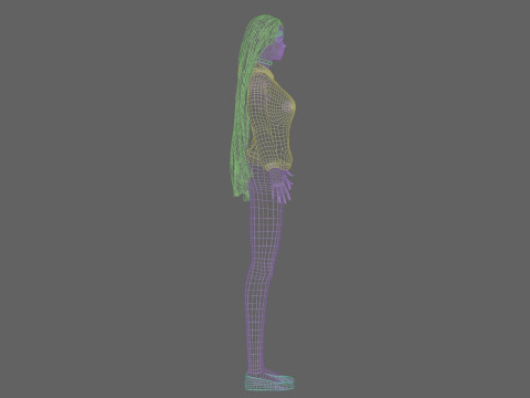 Pretty cute Woman V32321 Modelo 3D